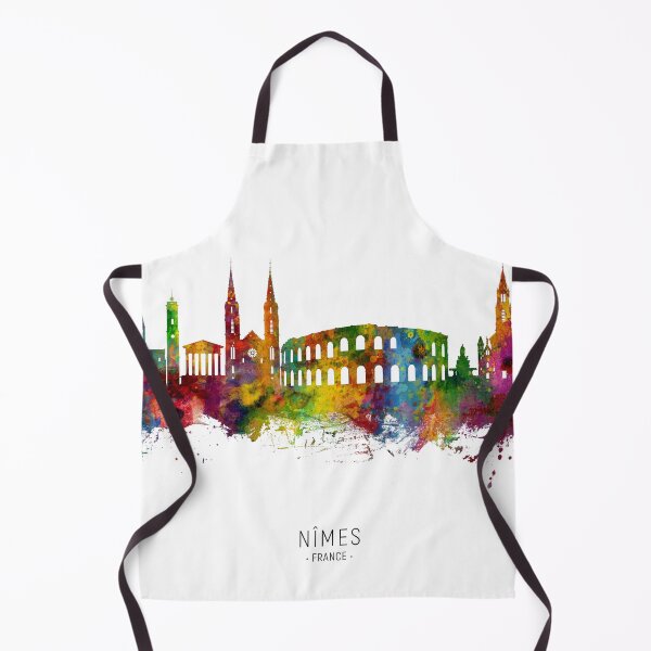 Item preview, Nîmes France Skyline designed and sold by ArtPrints.