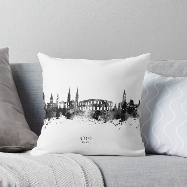 Item preview, Nîmes France Skyline designed and sold by ArtPrints.