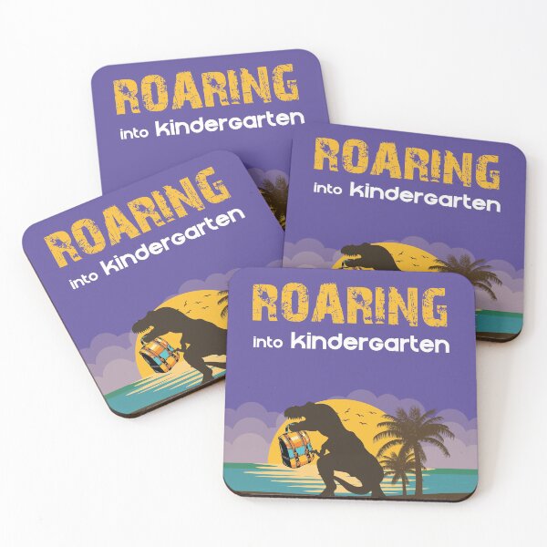 Item preview, Roaring Into Kindergarten Dinosaur Back To School Gift K students and teachers | designed and sold by Boom-llqb.