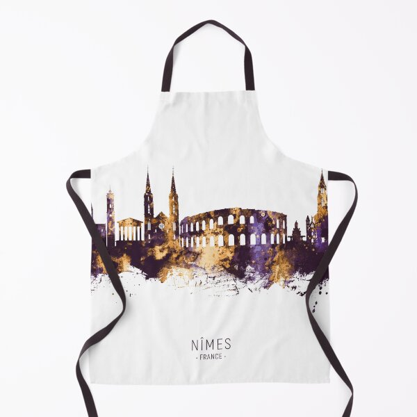 Item preview, Nîmes France Skyline designed and sold by ArtPrints.