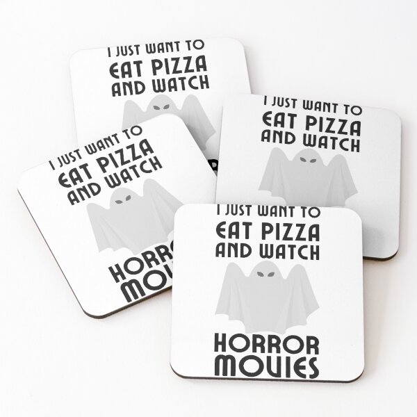 Item preview, I Just Want To Eat Pizza And Watch Horror Movies designed and sold by SweetAndSpice.