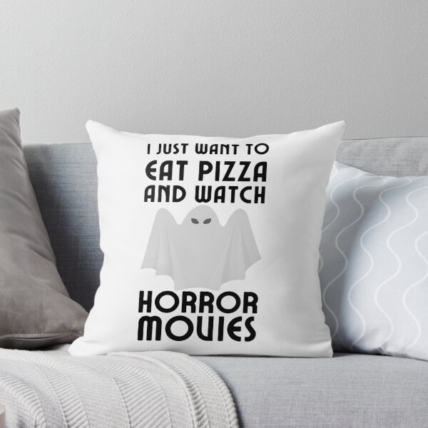 Item preview, I Just Want To Eat Pizza And Watch Horror Movies designed and sold by SweetAndSpice.