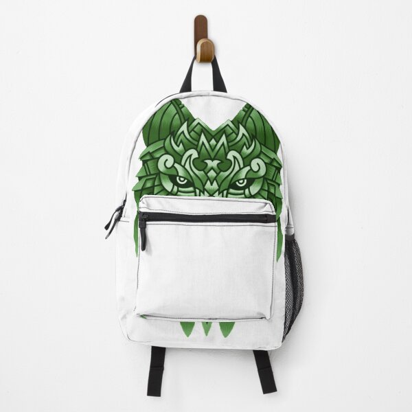 Item preview, wolf art green designed and sold by wolvoo.