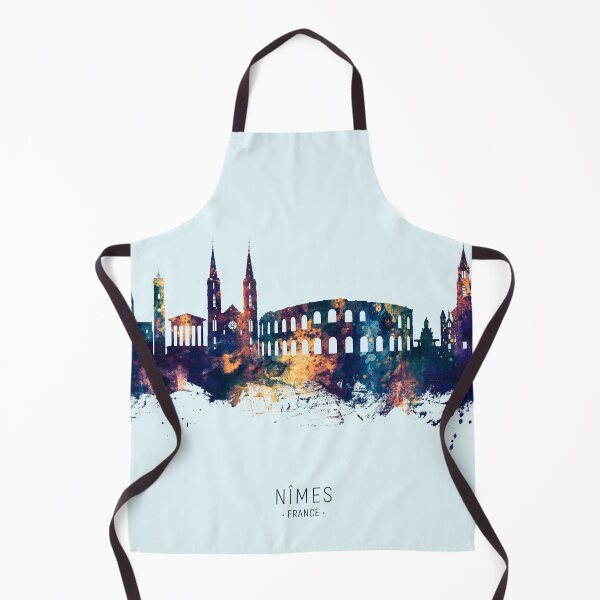 Item preview, Nîmes France Skyline designed and sold by ArtPrints.
