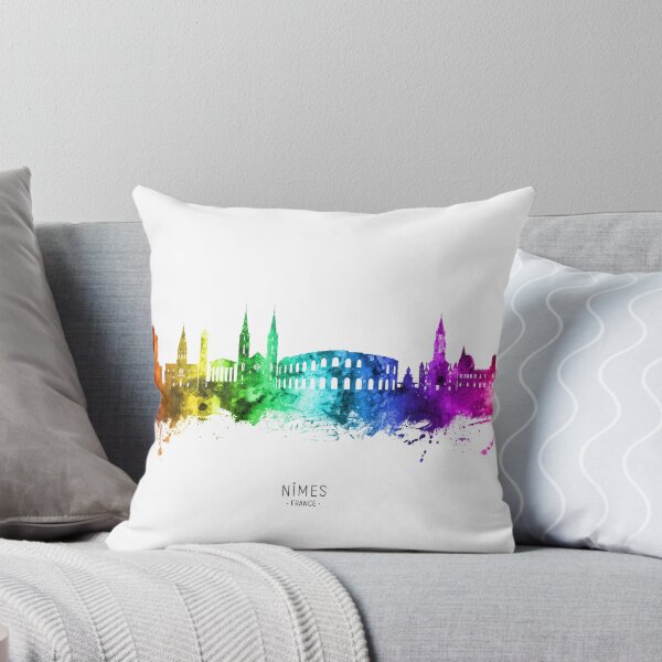 Item preview, Nîmes France Skyline designed and sold by ArtPrints.