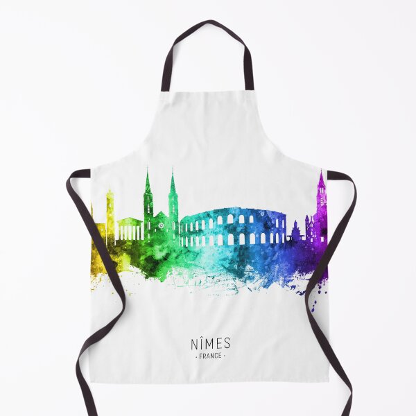 Item preview, Nîmes France Skyline designed and sold by ArtPrints.