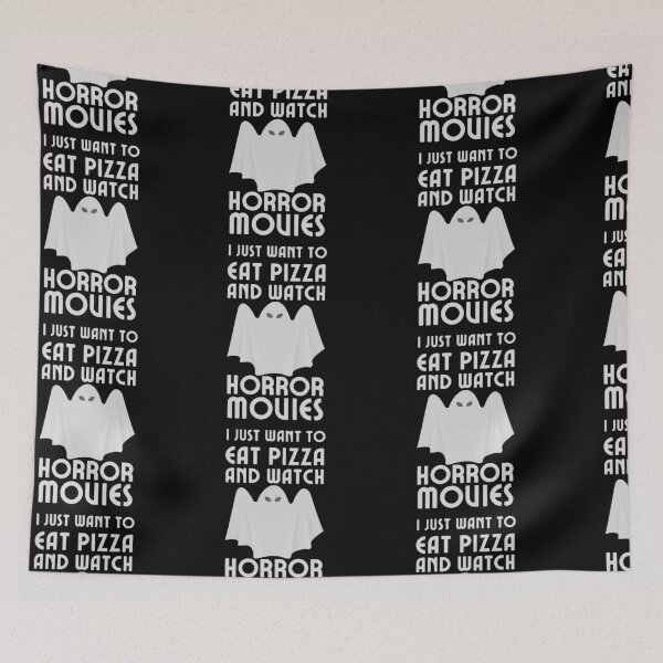 Item preview, I Just Want To Eat Pizza And Watch Horror Movies designed and sold by SweetAndSpice.