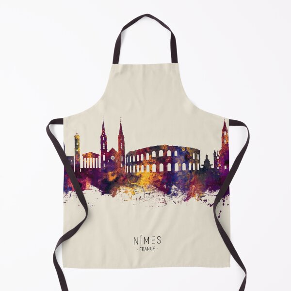 Item preview, Nîmes France Skyline designed and sold by ArtPrints.