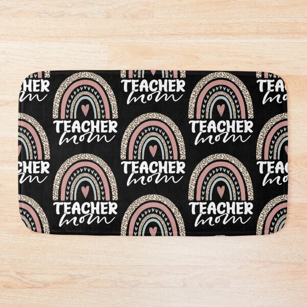 Item preview, Teacher Mom Leopard Rainbow designed and sold by Art-Max.
