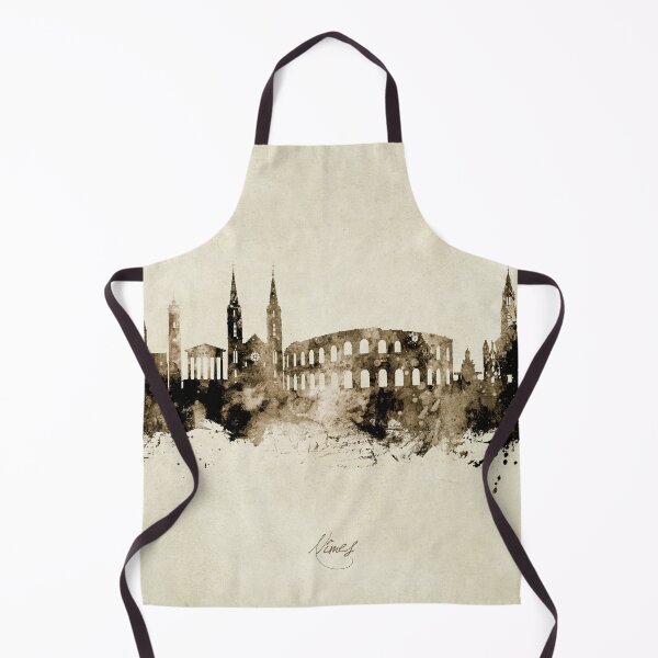 Item preview, Nîmes France Skyline designed and sold by ArtPrints.