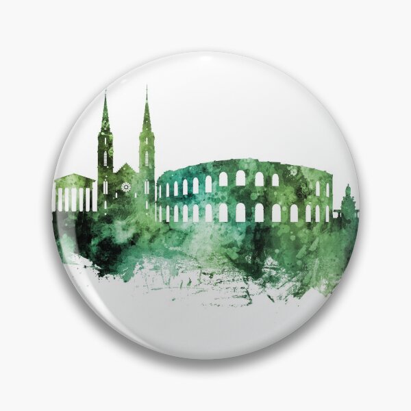 Item preview, Nîmes France Skyline designed and sold by ArtPrints.