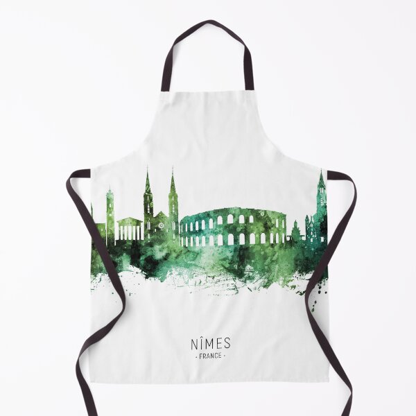 Item preview, Nîmes France Skyline designed and sold by ArtPrints.