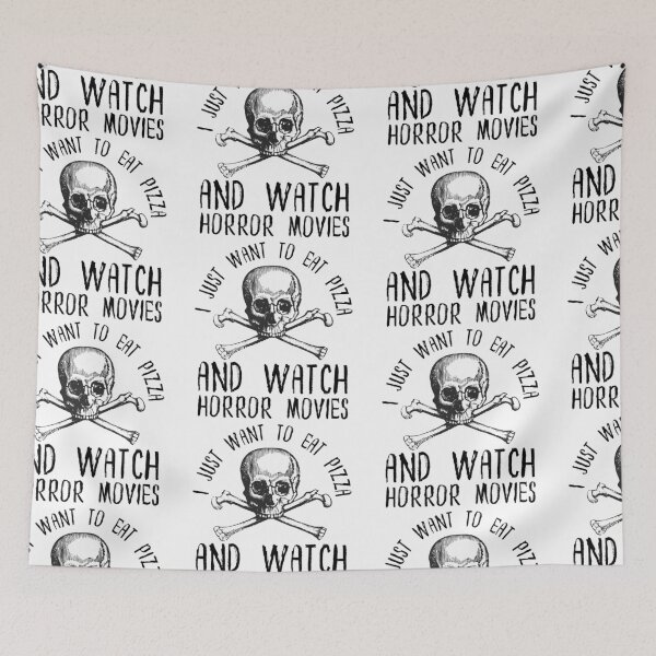 Item preview, I Just Want To Eat Pizza And Watch Horror Movies designed and sold by SweetAndSpice.