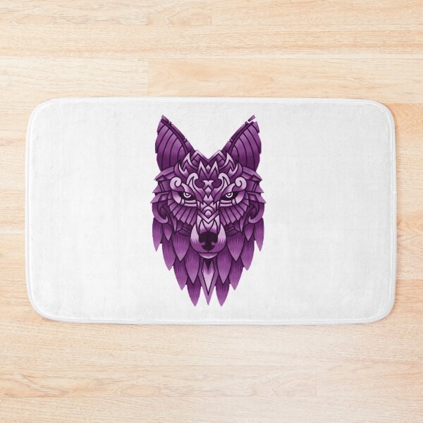 Item preview, wolf art pink designed and sold by wolvoo.