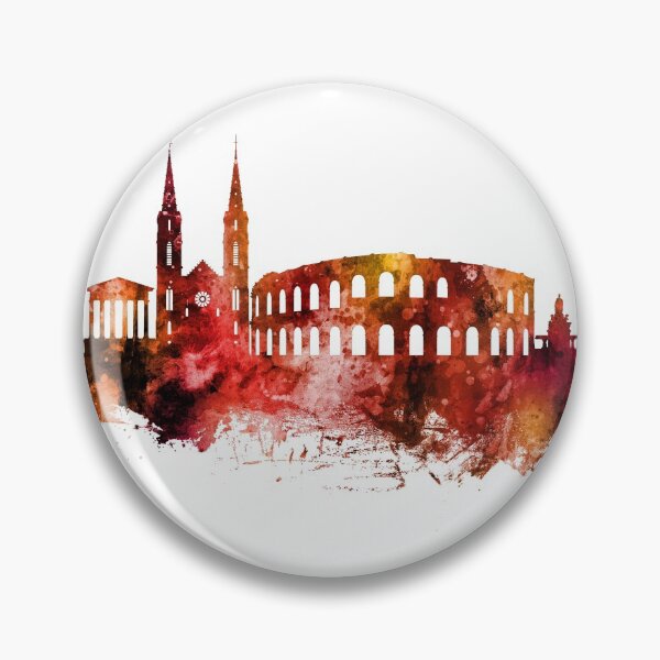 Item preview, Nîmes France Skyline designed and sold by ArtPrints.