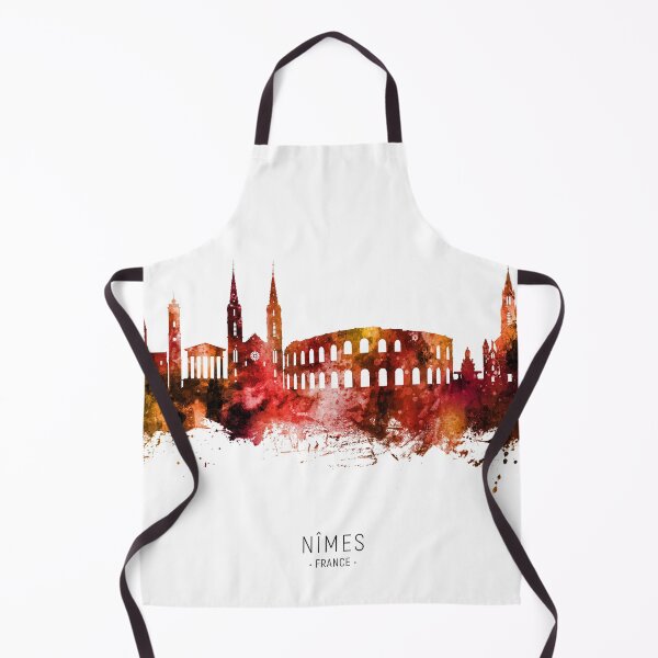 Item preview, Nîmes France Skyline designed and sold by ArtPrints.