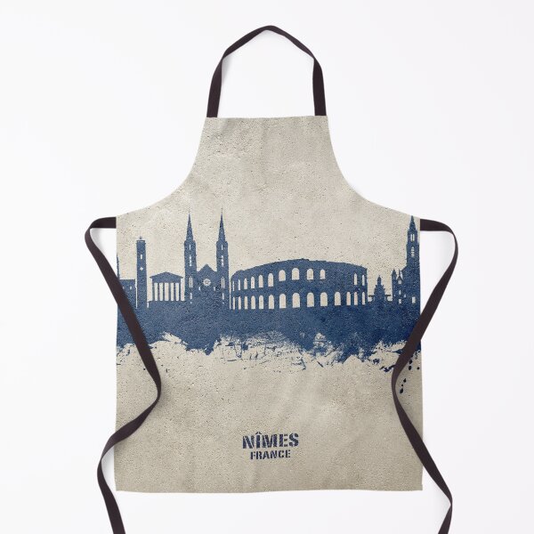 Item preview, Nîmes France Skyline designed and sold by ArtPrints.