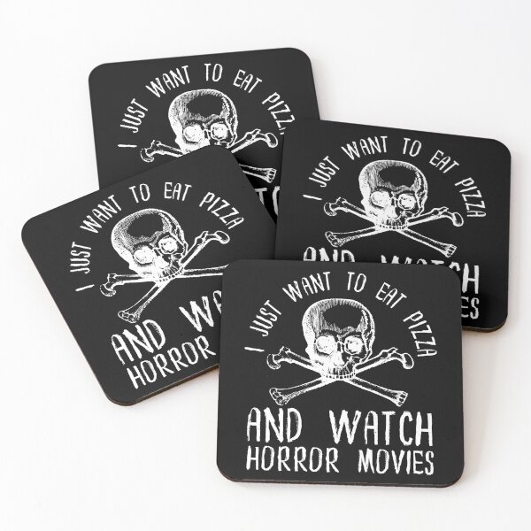 Item preview, I Just Want To Eat Pizza And Watch Horror Movies designed and sold by SweetAndSpice.