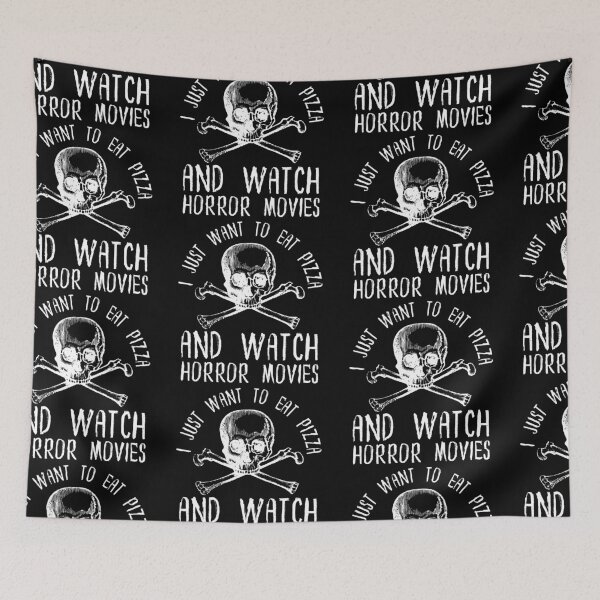 Item preview, I Just Want To Eat Pizza And Watch Horror Movies designed and sold by SweetAndSpice.