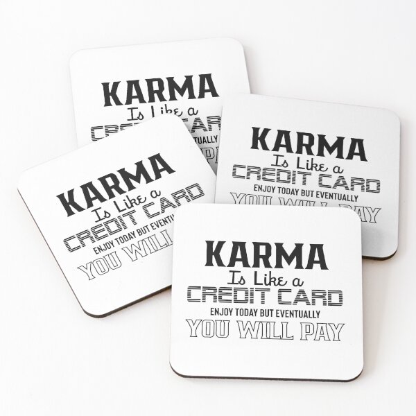 Item preview, Karma is like a credit card designed and sold by Honeybee Designs.