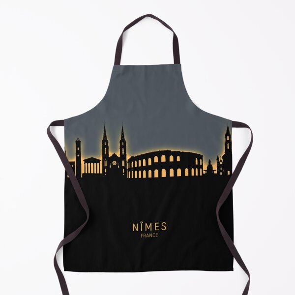 Item preview, Nîmes France Skyline designed and sold by ArtPrints.