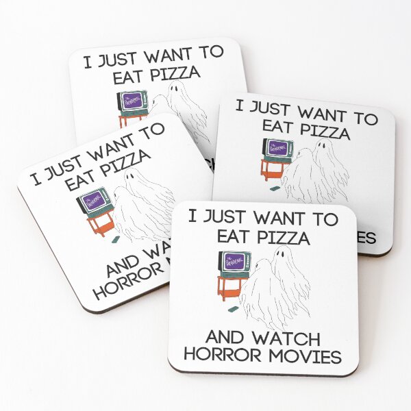 Item preview, I Just Want To Eat Pizza And Watch Horror Movies designed and sold by SweetAndSpice.