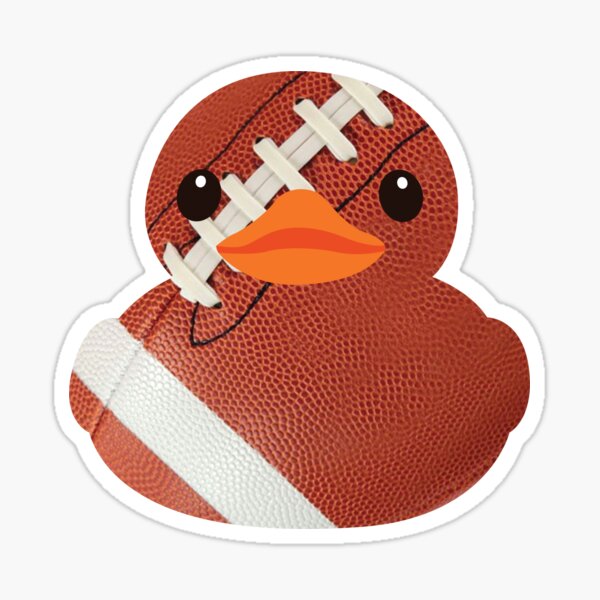 Item preview, Football Ball Rubber Duck designed and sold by GlitterState.