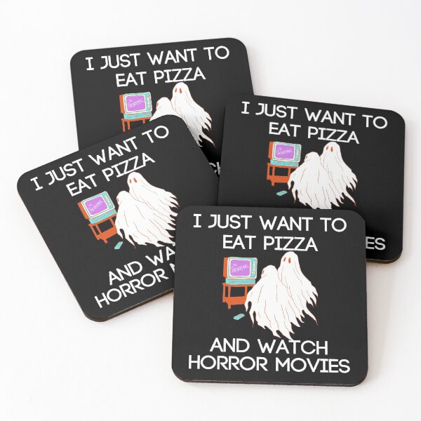 Item preview, I Just Want To Eat Pizza And Watch Horror Movies designed and sold by SweetAndSpice.