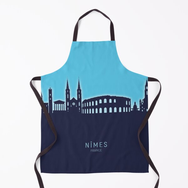 Item preview, Nîmes France Skyline designed and sold by ArtPrints.
