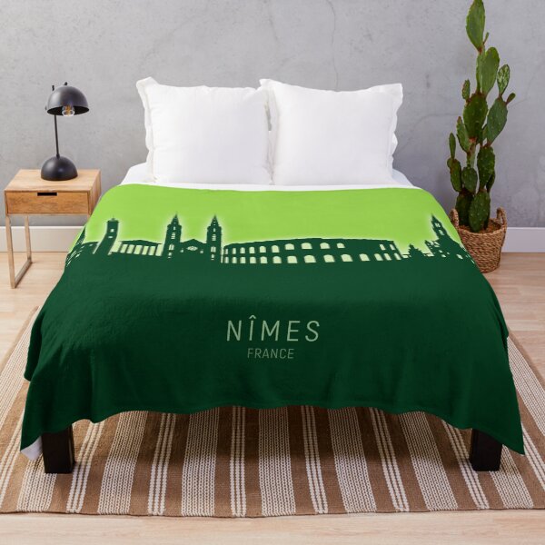 Item preview, Nîmes France Skyline designed and sold by ArtPrints.