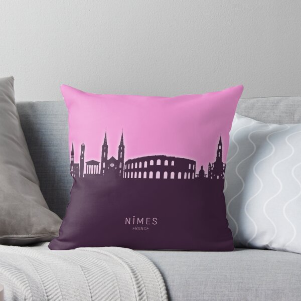 Item preview, Nîmes France Skyline designed and sold by ArtPrints.