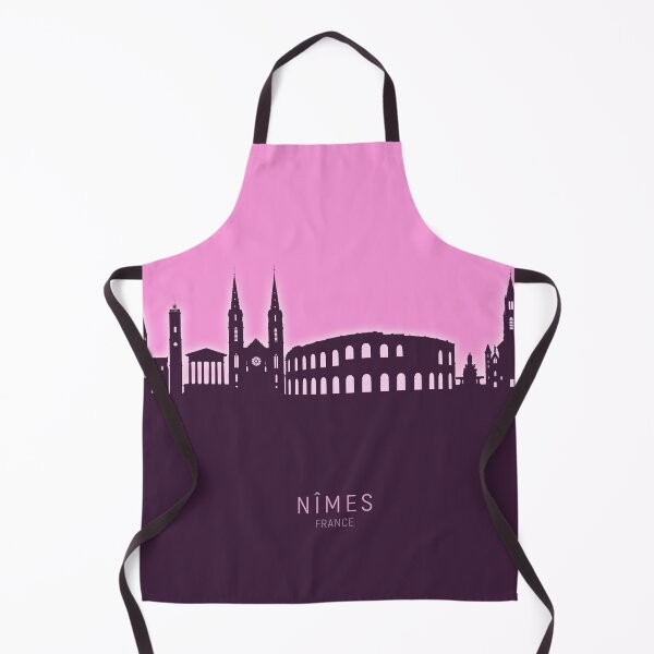 Item preview, Nîmes France Skyline designed and sold by ArtPrints.