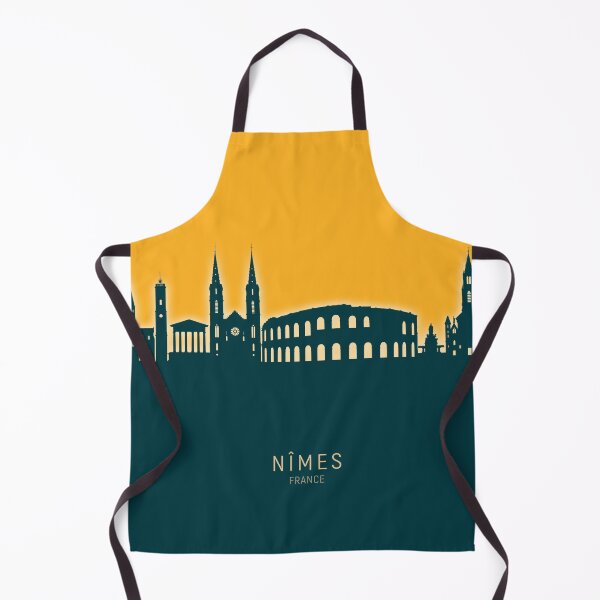 Item preview, Nîmes France Skyline designed and sold by ArtPrints.