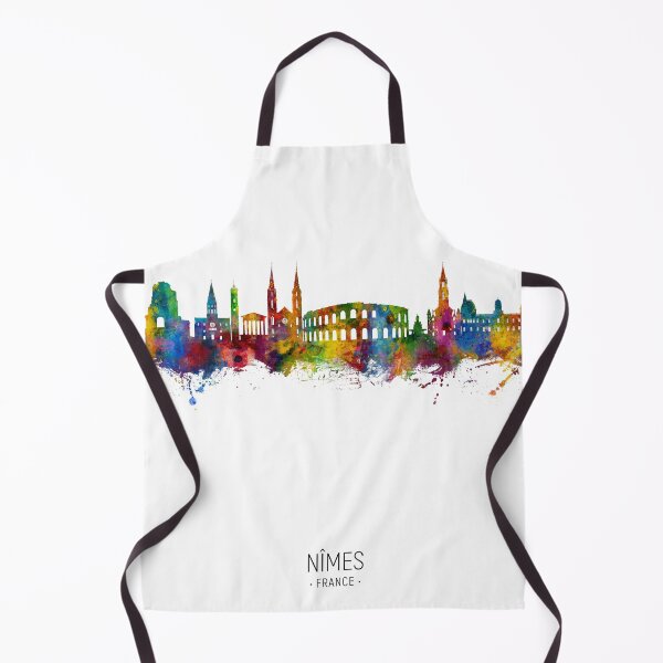 Item preview, Nîmes France Skyline designed and sold by ArtPrints.