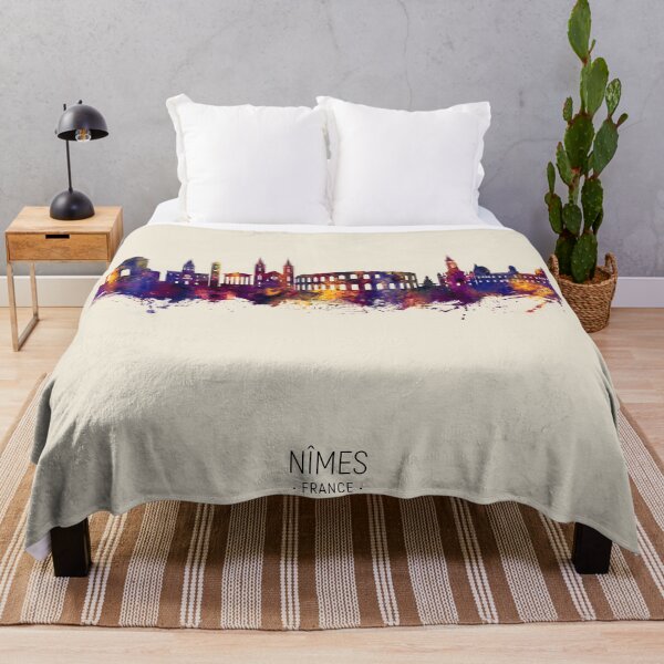 Item preview, Nîmes France Skyline designed and sold by ArtPrints.
