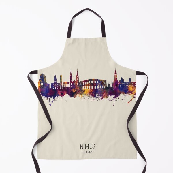 Item preview, Nîmes France Skyline designed and sold by ArtPrints.