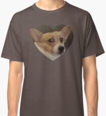 Camiseta clásica Pegatinas Doggo: Corg asustado