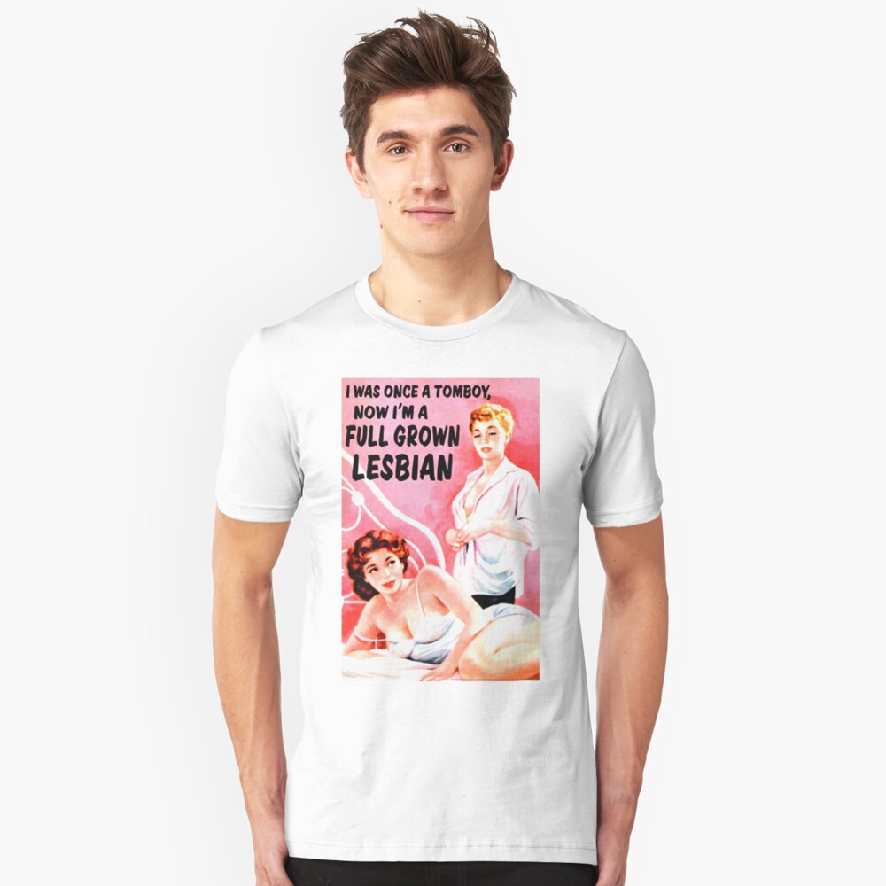 "Once I Was a Tomboy" Slim Fit T-Shirt