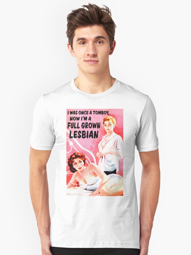 Alternate view of "Once I Was a Tomboy" Slim Fit T-Shirt