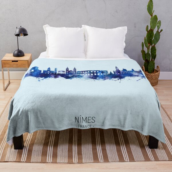 Item preview, Nîmes France Skyline designed and sold by ArtPrints.