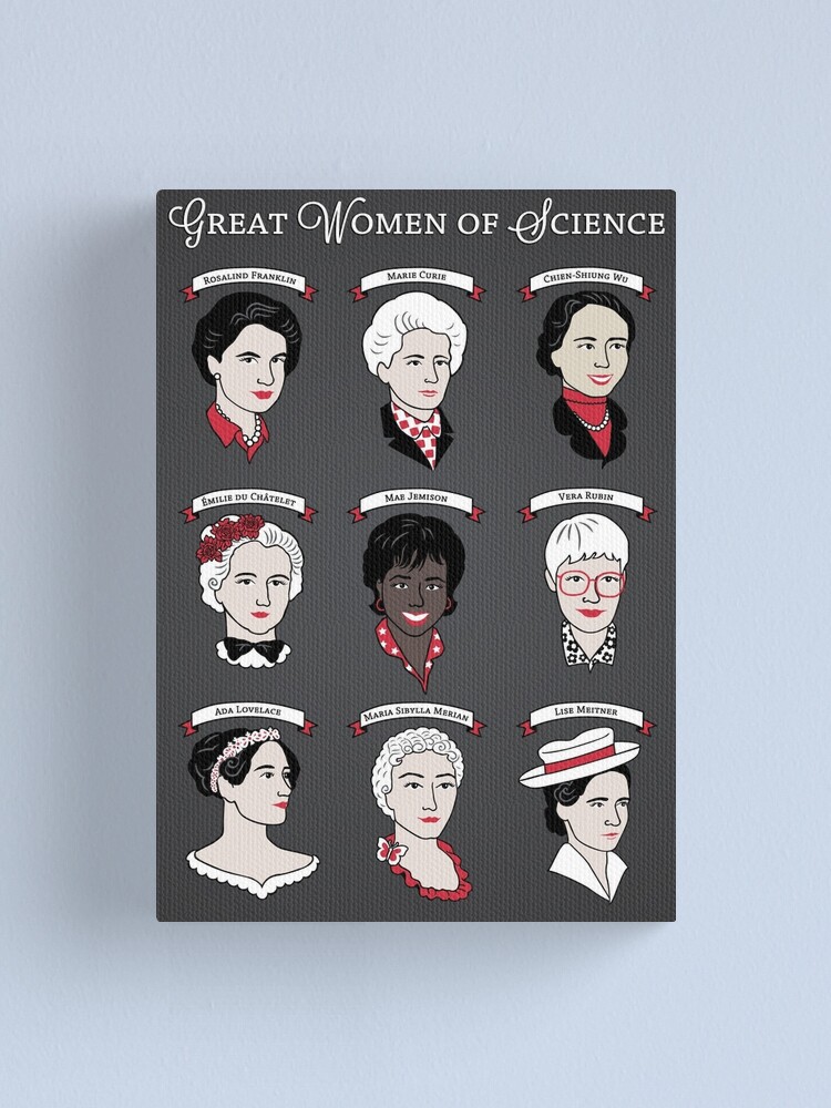Alternate view of Great Women of Science {Set} Canvas Print
