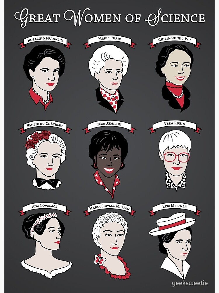 Great Women of Science {Set} by geeksweetie
