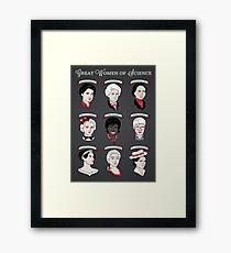 Great Women of Science {Set} Framed Print