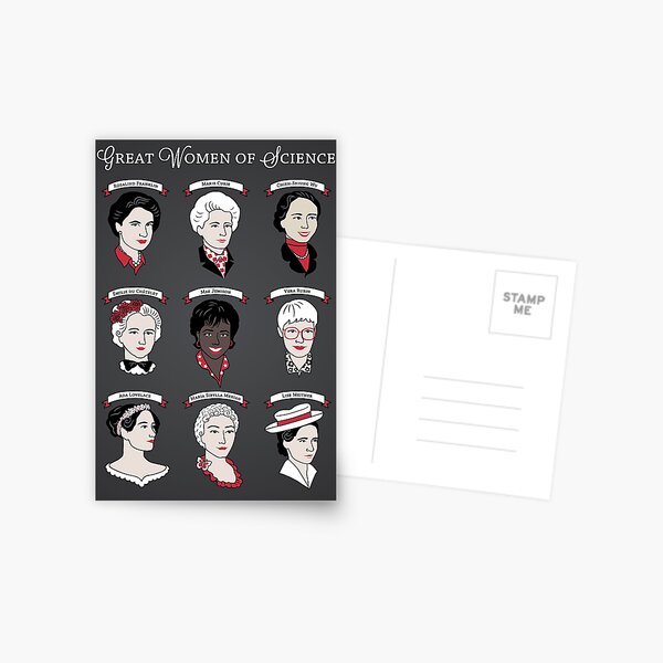Grandes mujeres de la ciencia {Set} Postal