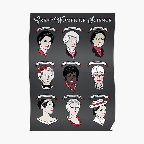 Great Women of Science {Set} Poster