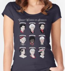 Great Women of Science {Set} Women's Fitted Scoop T-Shirt