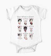 Great Women of Science {Set} Short Sleeve Baby One-Piece