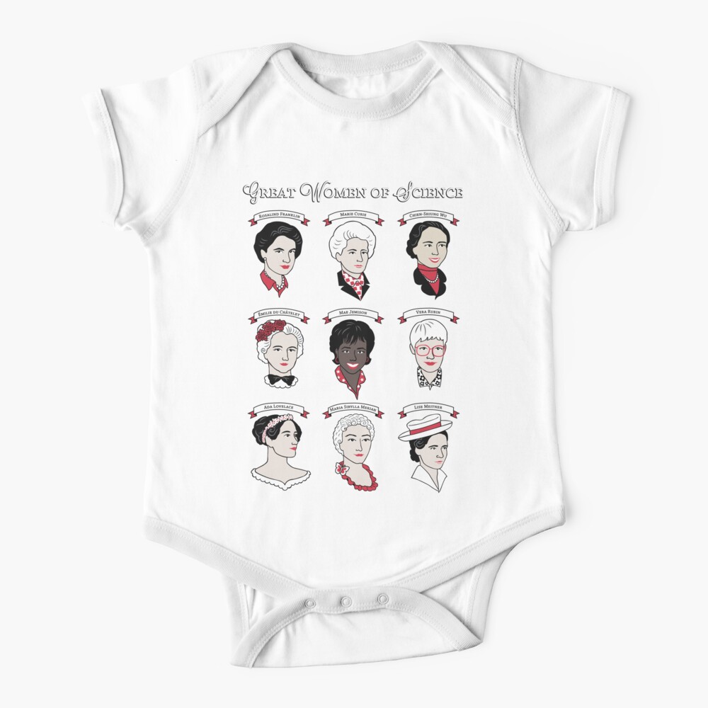 Great Women of Science {Set} Baby One-Piece