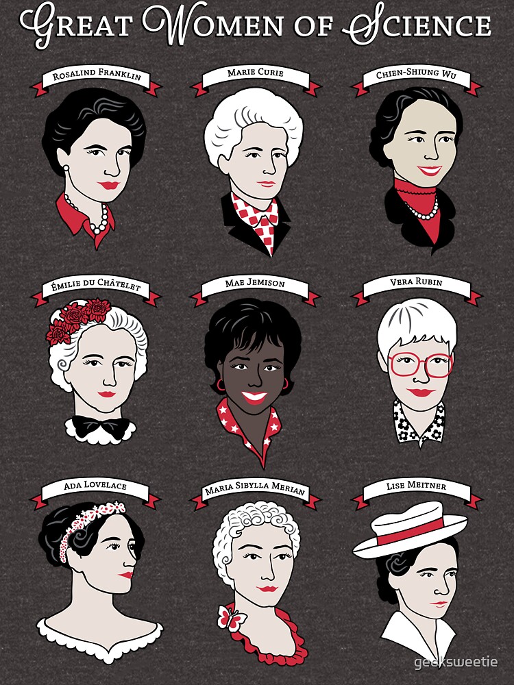 Thumbnail 7 of 7, Essential T-Shirt, Great Women of Science {Set} designed and sold by geeksweetie.
