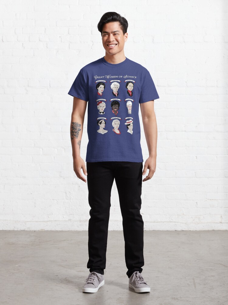Alternate view of Great Women of Science {Set} Classic T-Shirt